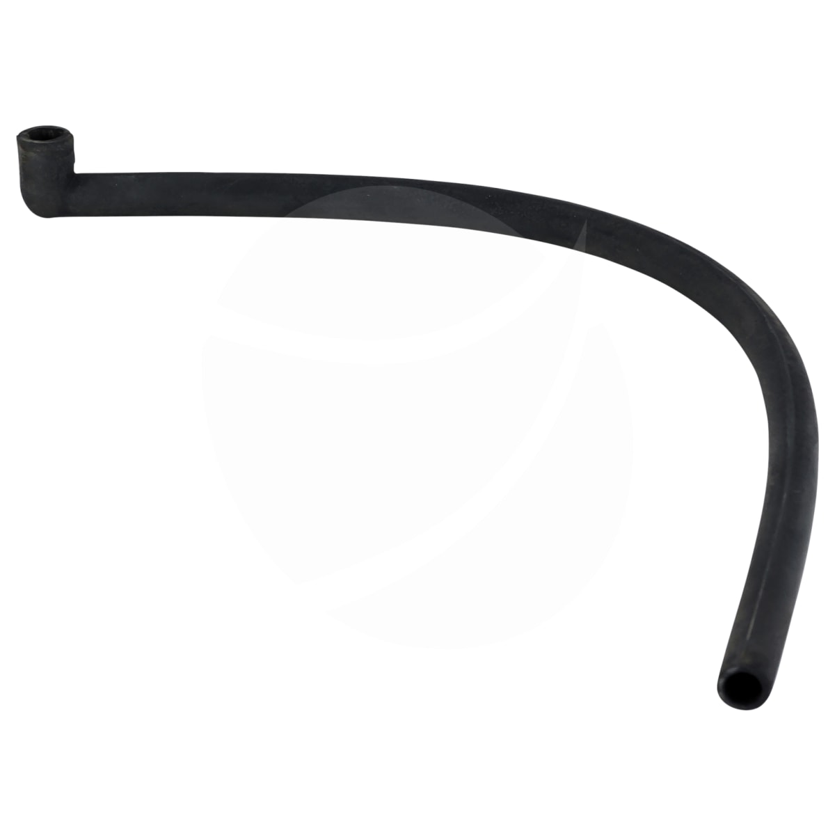 DRAIN HOSE FITTING, 90 DEG, 400MM, 13MM (1/2 INCH) ID, RUBBER